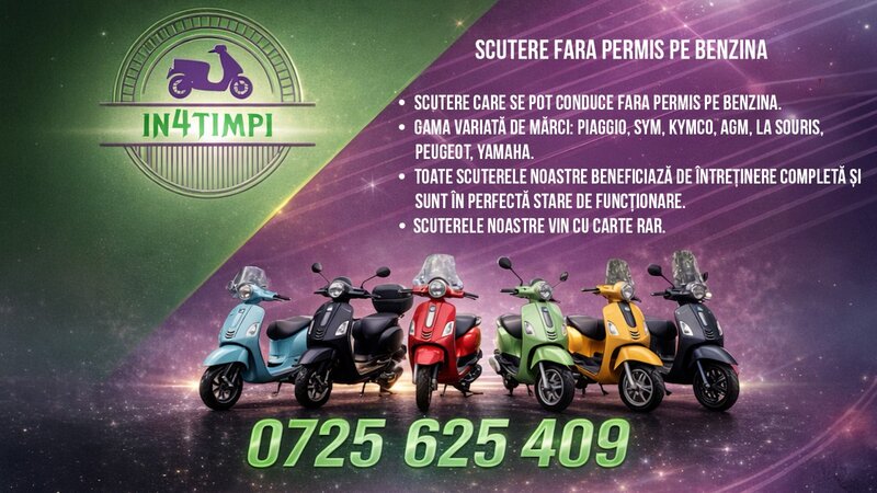Vand scuter 49 cc/ 50 cc fara permis.